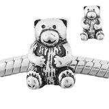 Andante-Stones Edler Silber  Bead Teddybr