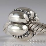 Original Massiv 925 Silber Bead Clip Stopper Element