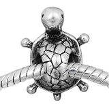 Andante-Stones Edler Silber  Bead Schildkrte Design