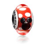 Andante-Stones Massiv 925 Silber Murano Glas Bead + GEWINDE 