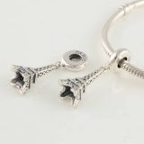 Original Massiv 925 Silber Dangle Bead 