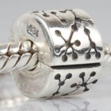 Original Massiv 925 Sterling Silber Bead Clip Stopper 