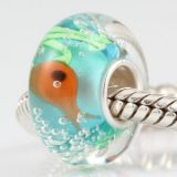 Original Massiv 925 Sterling Silber Murano Bead 