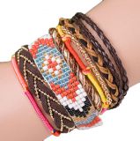 Andante Hippie Fashion Armband im Ethno-Design mit Magnetverschluss