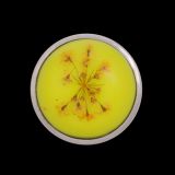 Andante Edler CHUNK Click-Button Druckknopf (Blume Natur) Gelb