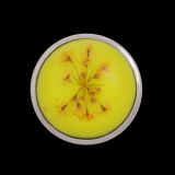 Andante Edler CHUNK Click-Button Druckknopf (Blume Natur) Gelb