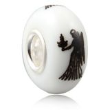 Original Massiv 925 Sterling Silber Murano Bead STERNZEICHEN 