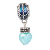 Andante-Stones Edler Silber Dangle Bead 