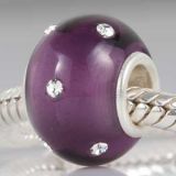 Original Massiv 925 Silber Murano Bead Mattglas KERASTYLE 