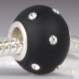 Original Massiv 925 Silber Murano Bead Mattglas KERASTYLE 