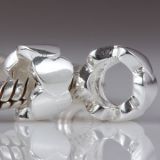 Original Massiv 925 Sterling Silber Bead 