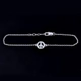 Andante Trendige Silber Hippie ARMKETTE 