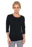 Bonita T-Shirt 3/4-Arm Schwarz Gre L