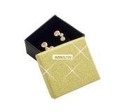 ANDANTE Geschenkbox Schmuckbox Glizer - Gold - 4.5 x 5 x 2.5 cm