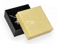 ANDANTE Geschenkbox Schmuckbox Glizer - Gold - 6 x 6 x 2.3 cm