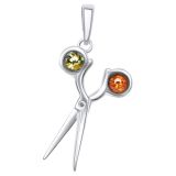 ANDANTE 925 Sterling Silber Anhänger OSTSEE Bernstein 