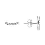 ANDANTE 925 Sterling Silber Damen Ohrstecker mit weien Zirkoniasteinen #6124