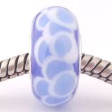 Original Massiv 925 Sterling Silber Murano Glass Bead