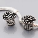 Andante-Stones Edler Silber  Bead Blumenkorb