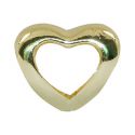 Edler 14K Gold Bead in Herz Form