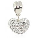 Original Massiv 925 Silber Dangle Bead 