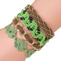 Andante Hippie Fashion Armband im Ethno-Design mit Magnetverschluss