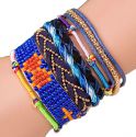 Andante Hippie Fashion Armband im Ethno-Design mit Magnetverschluss