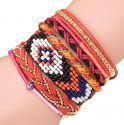 Andante Hippie Fashion Armband im Ethno-Design mit Magnetverschluss