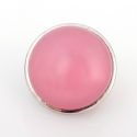 Andante Edler Glas CHUNK Click-Button Druckknopf (Rosa)