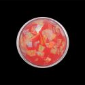 Andante Edler Glitzer CHUNK Click-Button Druckknopf (Rot)