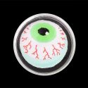 Andante Edler CHUNK Click-Button Druckknopf (Green Eye)