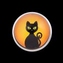Andante Edler CHUNK Click-Button Druckknopf (Black Cat)