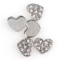 Andante Silber FLOATING CHARM Schwebendes Medaillon 