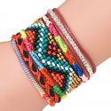 Andante Hippie Fashion Armband im Ethno-Design mit Magnetverschluss