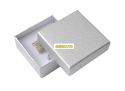 ANDANTE Geschenkbox Schmuckbox - Silber - 6 x 6 x 2.5 cm