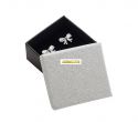 ANDANTE Geschenkbox Schmuckbox Glizer - Silber - 4.5 x 5 x 2.5 cm