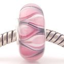 Original Massiv 925 Sterling Silber Murano Glass Bead