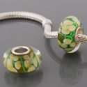 Original Massiv 925 Sterling Silber Murano Glass Bead