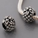 Andante-Stones Edler Silber  Bead im Ananas Design